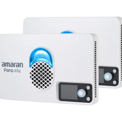 Fashion Pano 60c RGB COB Mobile Light Panel (2-Light Kit, White) Led Lights & Kits