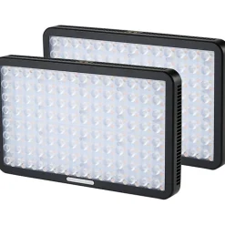 Fashion Pano 60c RGB COB Mobile Light Panel (2-Light Kit, Charcoal) Led Lights & Kits