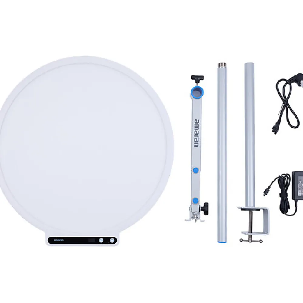 Fashion Verge Max Bi-Color Round LED Light Panel (White) Led Lights & Kits