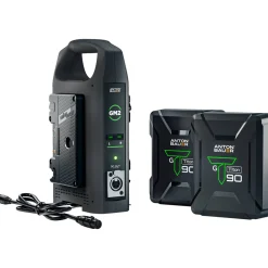 Hot Titon 90 2-Battery and Charger Travel Kit (Gold Mount) Camera Support Accessories