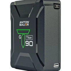 Hot Titon 90 2-Battery and Charger Travel Kit (Gold Mount) Camera Support Accessories