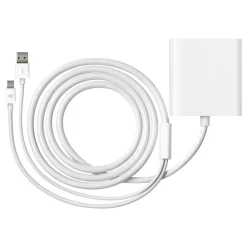 New Mini DisplayPort to Dual-Link Display Adapter with USB Extension Cables & Power Supplies