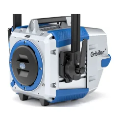 Outlet Orbiter LED Light with Open Face without Len, Yoke, Cable (Blue/Silver) Led Lights & Kits