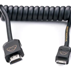 Discount AtomFLEX Coiled Mini-HDMI to HDMI Cable (12 to 24 in.) Cables