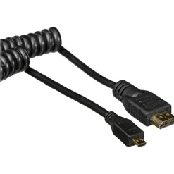 Clearance Coiled Micro-HDMI to HDMI Cable (11.8 to 17.7 in.) Cables