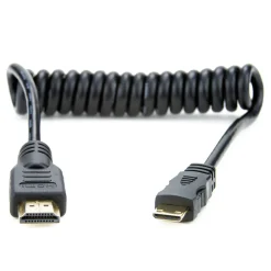 Clearance Full HDMI to Mini HDMI Coiled Cable (11.8-17.7") Cables