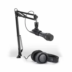 New AT2005USB Microphone Pack with ATH-M20x, Boom & Mini-USB Cable Microphones