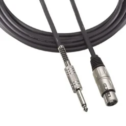 Outlet XLRF - 1/4" Value 10' Microphone Cable Audio Cables