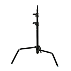 Outlet 20 in. Century Lightstand Black Chrome Light Stands