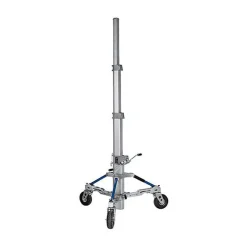Best Long John Silver Jr. FF Stand with Braked Wheels (Steel, 11 ft.) Light Stands