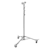 Fashion Overhead Stand 58 with Braked Wheels (Chrome-plated,19 ft.) Light Stands