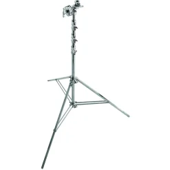 New Overhead Steel Stand 56 with Leveling Leg (Chrome-plated, 18.3 ft.) Light Stands