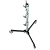 Online Roller Stand 12 with Folding Base (Chrome-plated/Black, 3.9 ft.) Light Stands