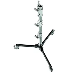 Online Roller Stand 12 with Folding Base (Chrome-plated/Black, 3.9 ft.) Light Stands