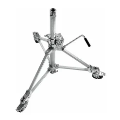 Discount Strato Safe 18 Stand with Braked Wheels (Chrome-plated, 5.7 ft.) Light Stands
