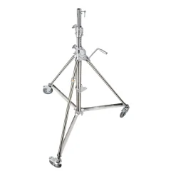 Best Super Wind-up 40 Stand with Braked Wheels (12.6 ft.) Light Stands