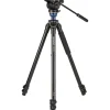 Clearance A2573F Aluminum Single Tube Tripod with S4Pro Fluid Video Head Video Tripods & Supports