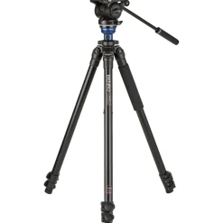 Clearance A2573F Aluminum Single Tube Tripod with S4Pro Fluid Video Head Video Tripods & Supports