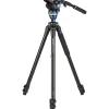 Hot A2573F Aluminum Single Tube Tripod with S6Pro Fluid Video Head Video Tripods & Supports