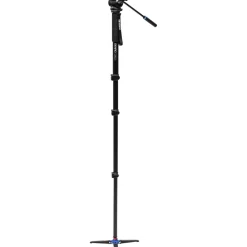 Discount A48FD Aluminum Monopod with 3-Leg Base & S4Pro Fluid Video Monopods