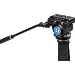 Discount A48FD Aluminum Monopod with 3-Leg Base & S4Pro Fluid Video Monopods