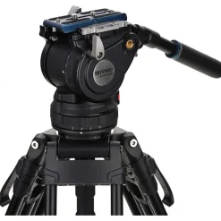New A673LL Lightning Lock Tripod Kit with BV6H PLUS Head (Aluminum, 75mm Bowl) Video Tripods & Supports