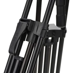 New A673LL Lightning Lock Tripod Kit with BV6H PLUS Head (Aluminum, 75mm Bowl) Video Tripods & Supports