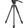New C373F Carbon Fiber Single-Tube Tripod with S8Pro Fluid Video Head Video Tripods & Supports
