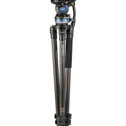 New C373F Carbon Fiber Single-Tube Tripod with S8Pro Fluid Video Head Video Tripods & Supports