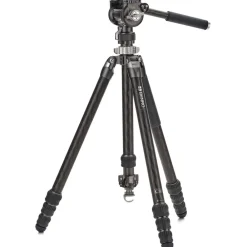 New KingPod 4-Section Tripod with FS36PRO Head (Carbon Fiber) Video Tripods & Supports