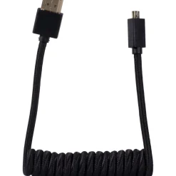 New Coiled Micro HDMI to HDMI Cable (12-24 in., Black) Cables