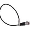 Fashion Mini-XLR to XLR Cable (16 in., Black) Microphones Accessories