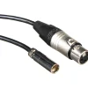 Best Set of 2 Mini XLR to XLR Audio Cables for Video Assist 4K (19.5 in.) Audio Cables