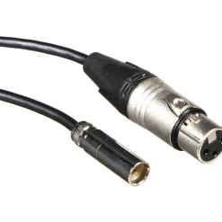 Best Set of 2 Mini XLR to XLR Audio Cables for Video Assist 4K (19.5 in.) Audio Cables
