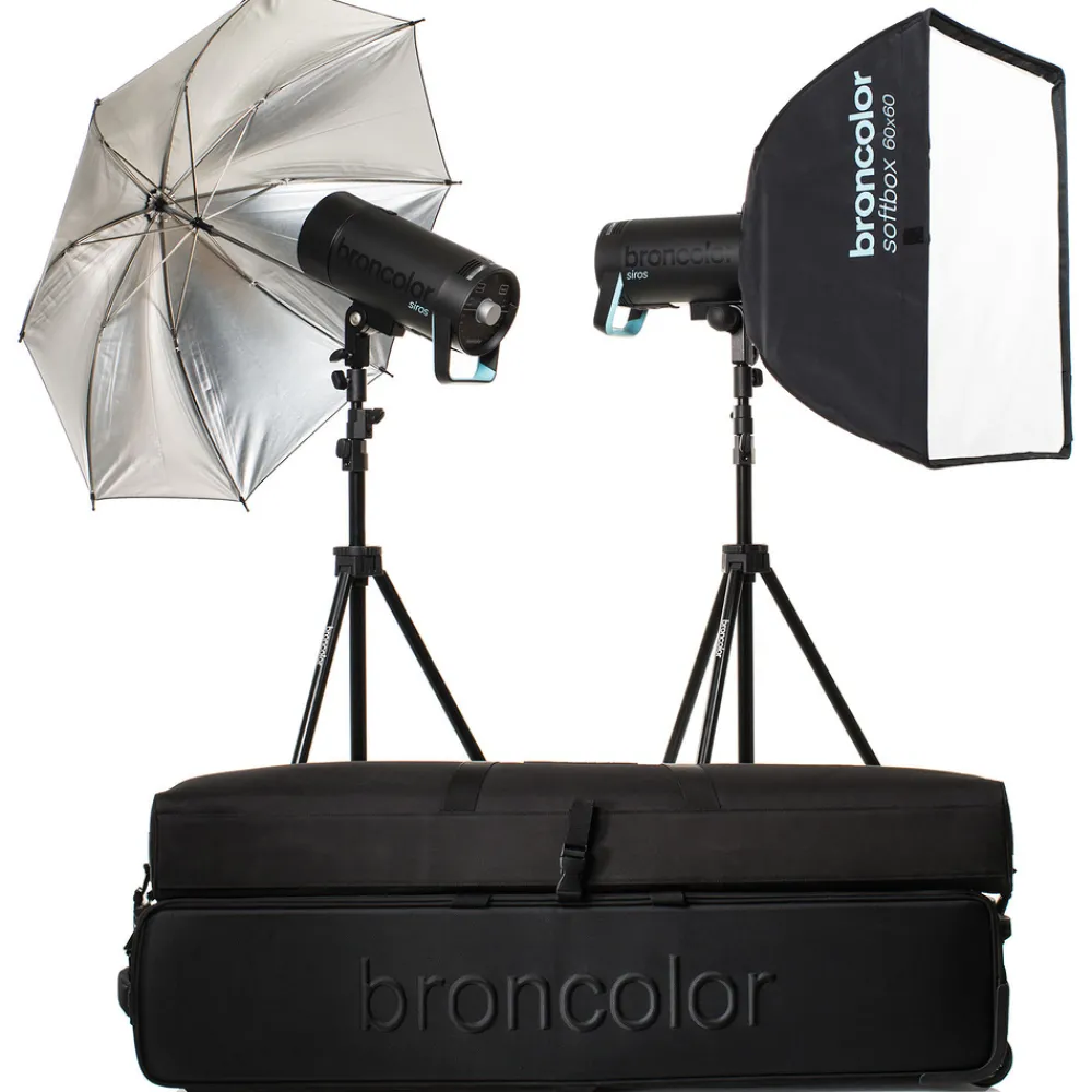 New Siros 800 S Expert 2-Light Kit Monolight Strobe Heads & Kits