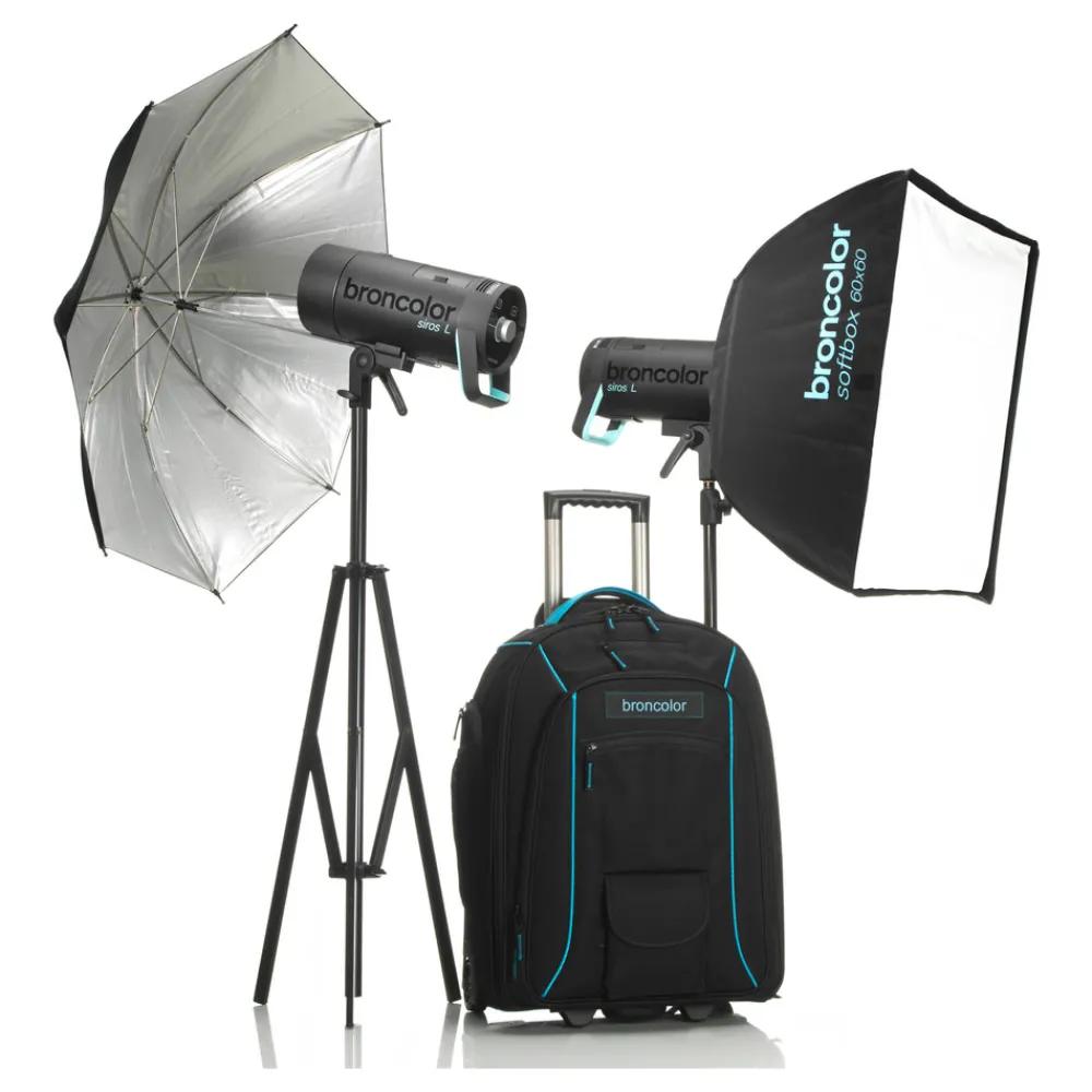 New Siros L 400Ws Battery-Powered 2-Light Outdoor Kit 2 Monolight Strobe Heads & Kits