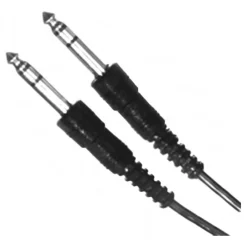 Sale 3 Conductor 1/4 Stereo Plug to 1/4 Stereo Plug (6 ft.) Audio Cables