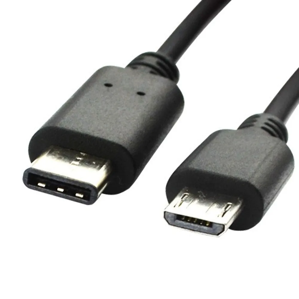 Fashion 3 ft. USB 2.0 Type C Male to USB Micro B Male Cable Cables