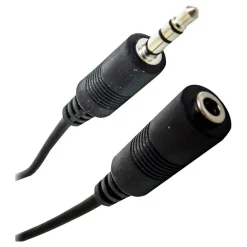 New Cable With 3.5mm Stereo Plug to 3.5mm Stereo Jack (6 ft. Long) Audio Cables