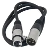 Hot Microphone Cable Male to Female XLR (3 ft. Long) Audio Cables