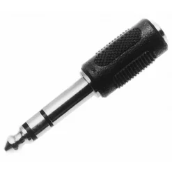 Fashion Nickel 1/4 Stereo Phone Plug to 3.5mm Stereo Mini Jack Video Cables