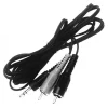 Clearance Stereo Mini Y Adapter Single 3.5mm Plug to Dual RCA Males (6 ft. Long) Video Cables