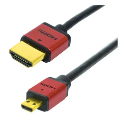 Hot Ultra Thin HDMI Type A To Micro Type D Male (1 m Long) Cables