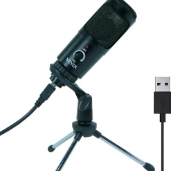Best Veyda USB Condenser Microphone - Desktop Tripod Mount, Mic Windshield and USB Cable Microphones
