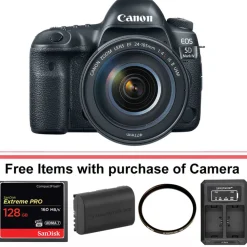 New EOS 5D Mark IV Digital SLR Camera with 24-105mm Lens Dslr