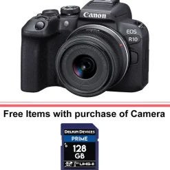 Clearance EOS R10 Mirrorless Digital Camera with 18-45mm Lens Mirrorless