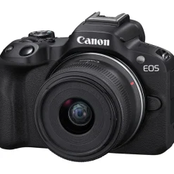 Outlet EOS R50 Mirrorless Digital Camera with 18-45mm Lens (Black) Phone Tripods & Support|Mirrorless