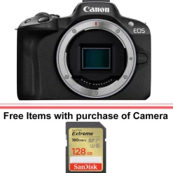 New EOS R50 Mirrorless Digital Camera Body (Black) Mirrorless