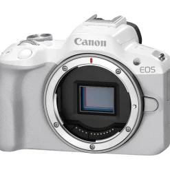 Online EOS R50 Mirrorless Digital Camera Body (White) Mirrorless