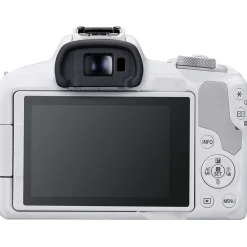 Online EOS R50 Mirrorless Digital Camera Body (White) Mirrorless